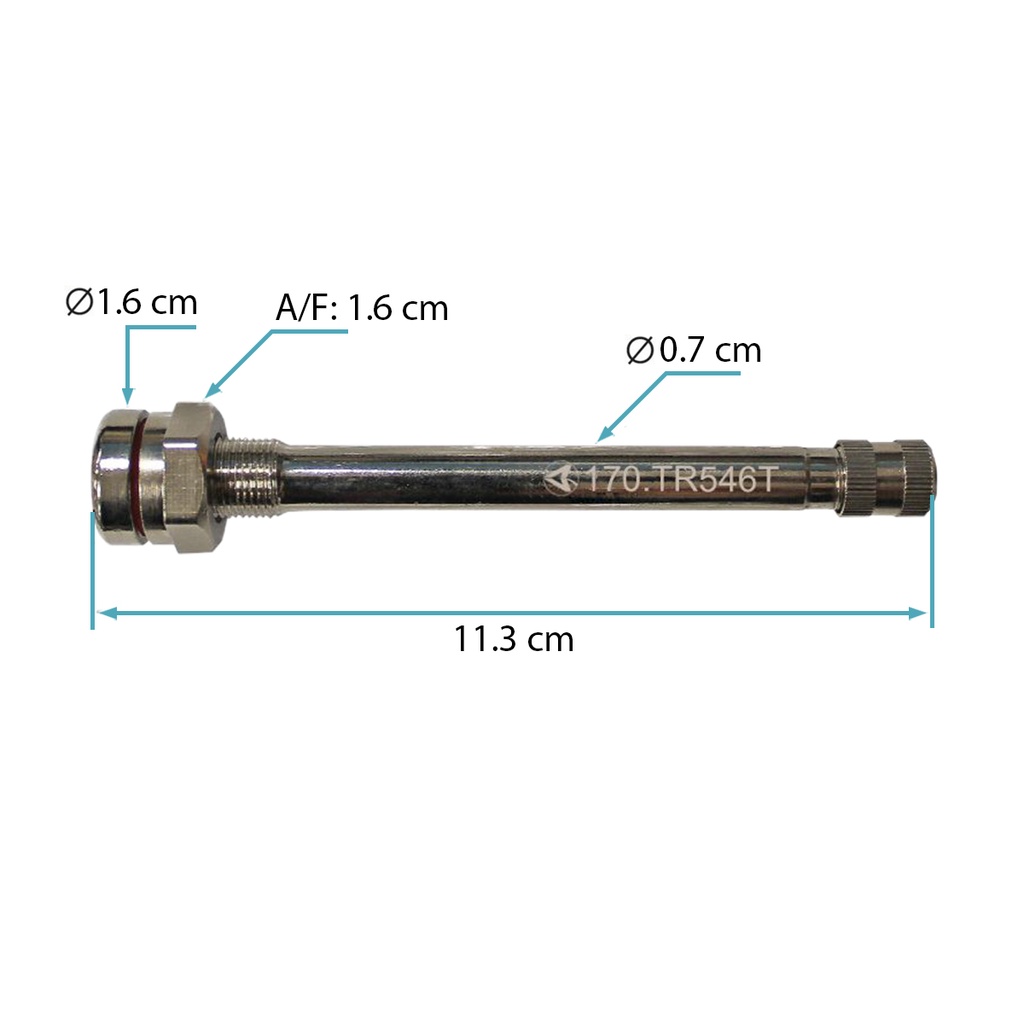 [170.TR546T] Valvula para inflar cauchos 4.450in