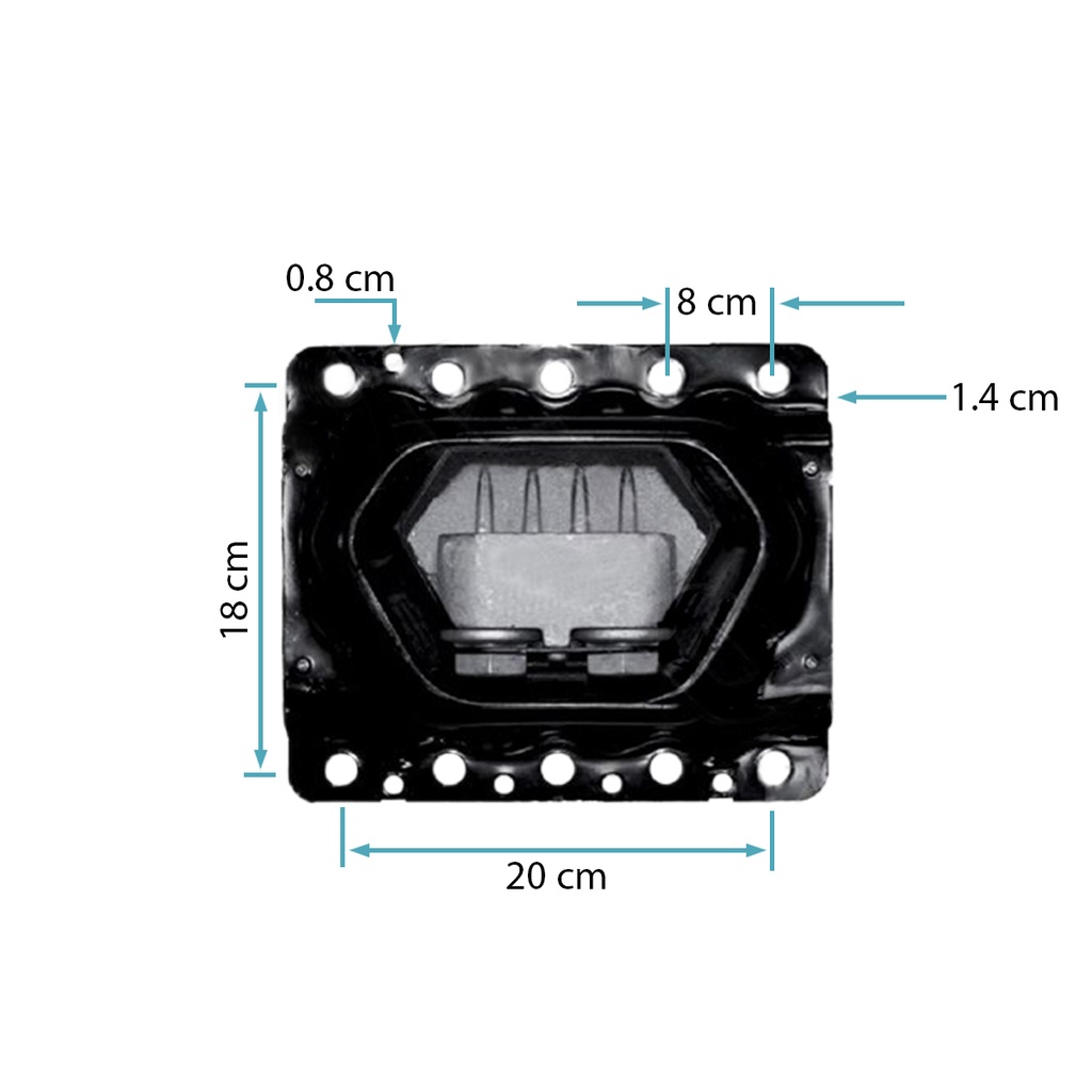 Soporte motor-caja tras. CX-GU-CV
