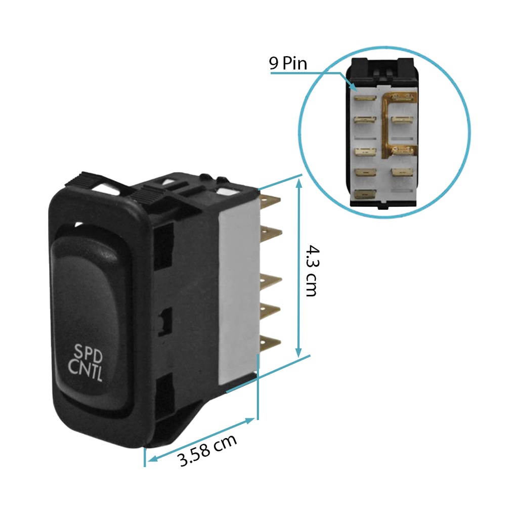 Switch control velocidad crucero 9 pin