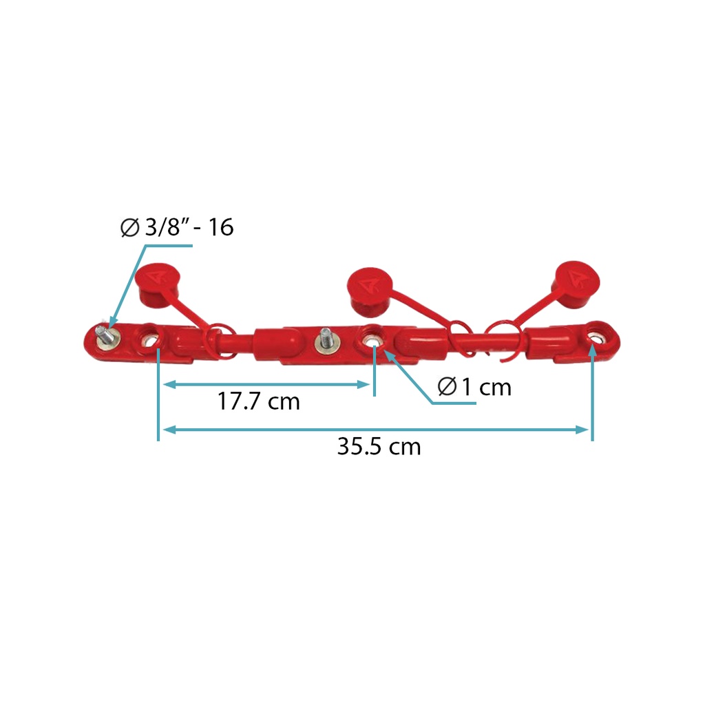 [178.2021RD] Cable puente de bateria positivo CL-120