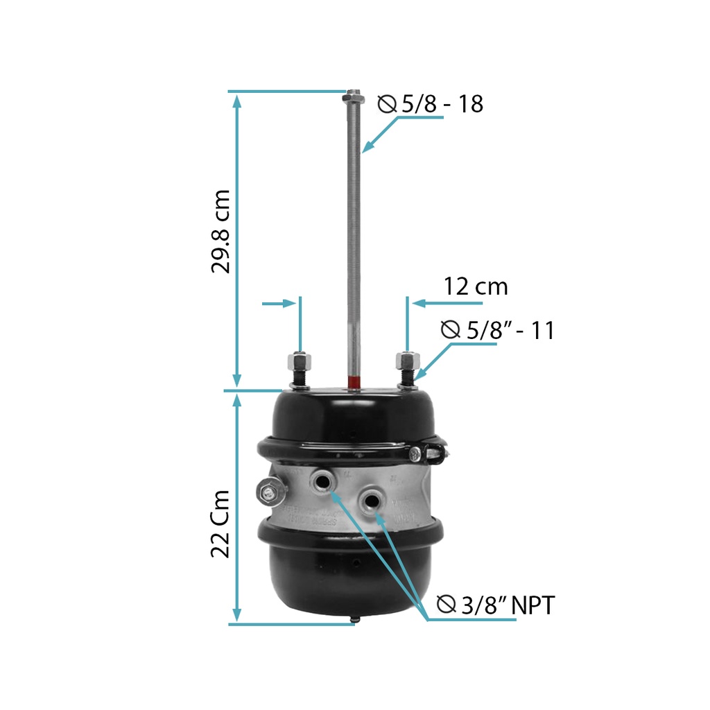 [179.SB3030S] Camara de freno tipo 30-30