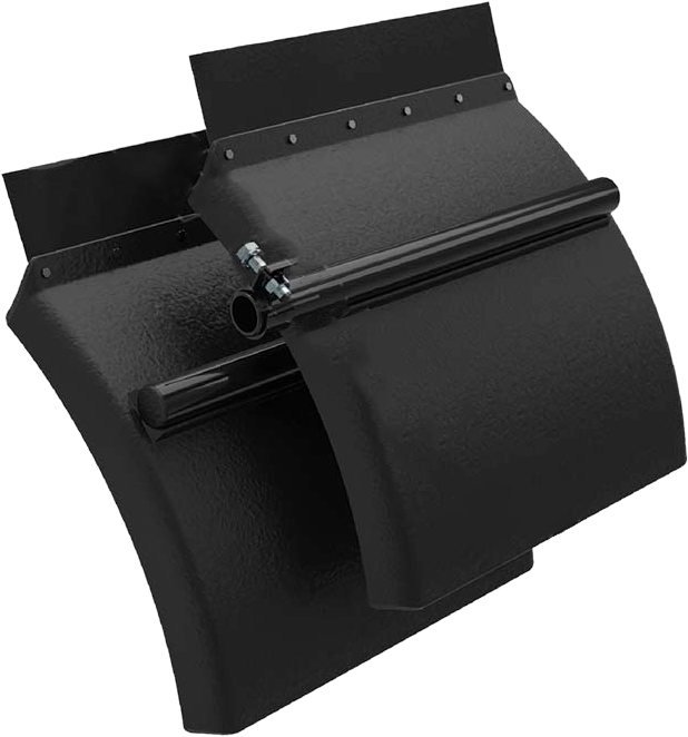 Kit de Guardabarros Delanteros Negros de 24" x 24"