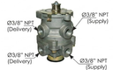 Valvula de pedal freno E6 / Freightliner