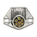 Conector hembra elec. chuto-remolque HD