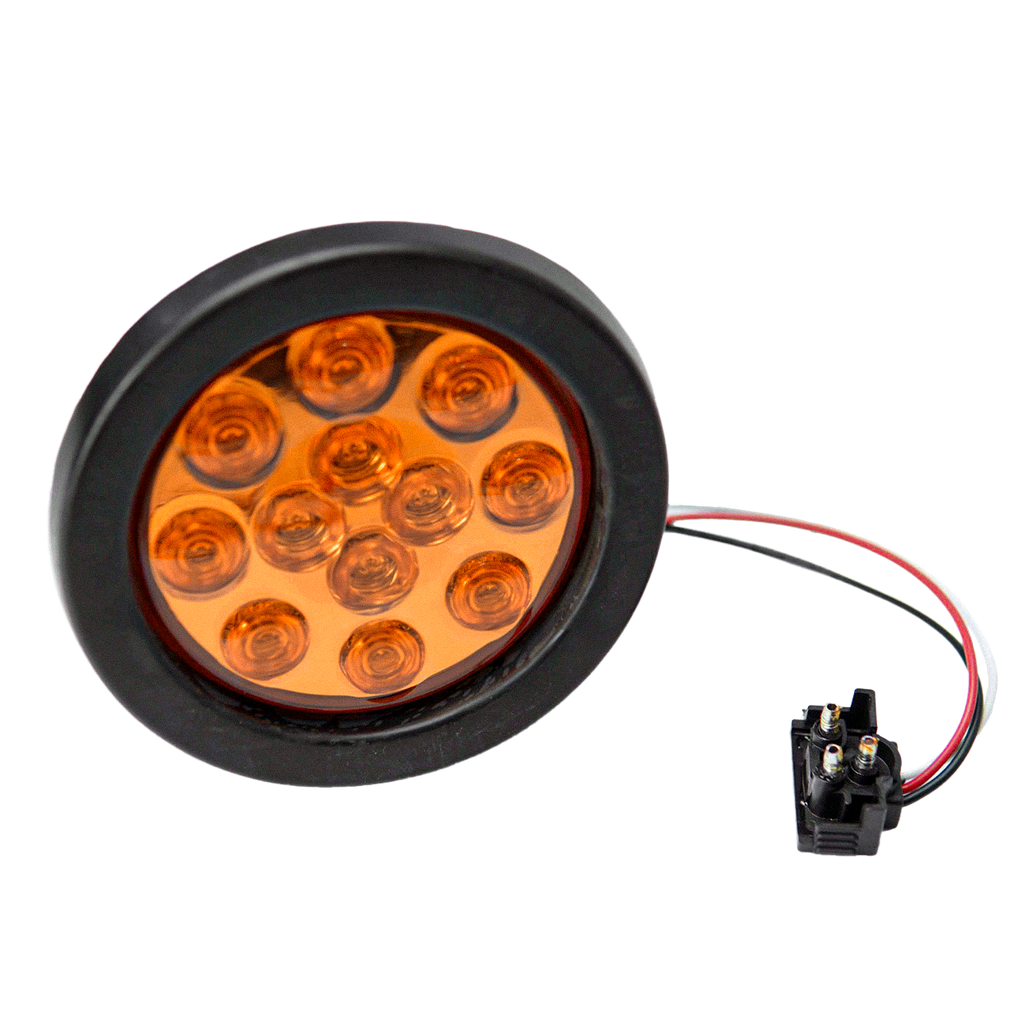 Lampara redonda LED Amarilla