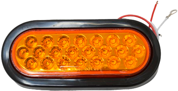 Lampara ovalada LED Amarilla Batea