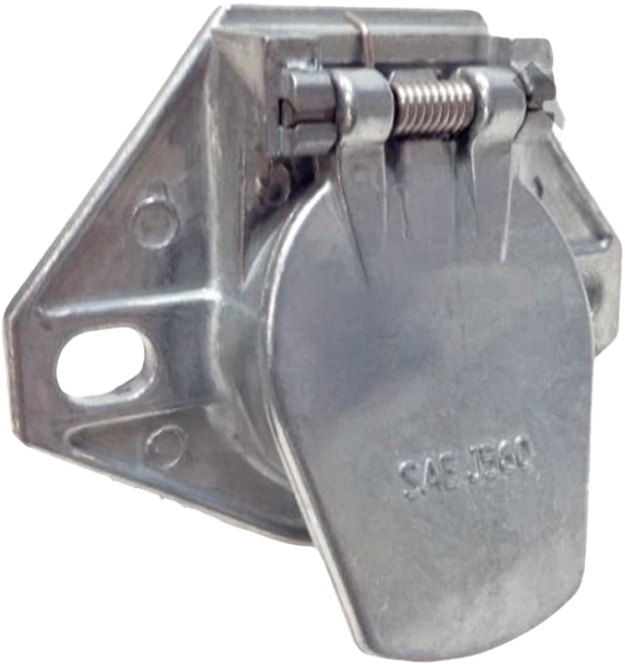 Conector hembra electrico chuto-remolque