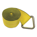 Correa de Amarre / Faja Sujeta Cargá Gancho Anillo de 4" x 12,20 Metros