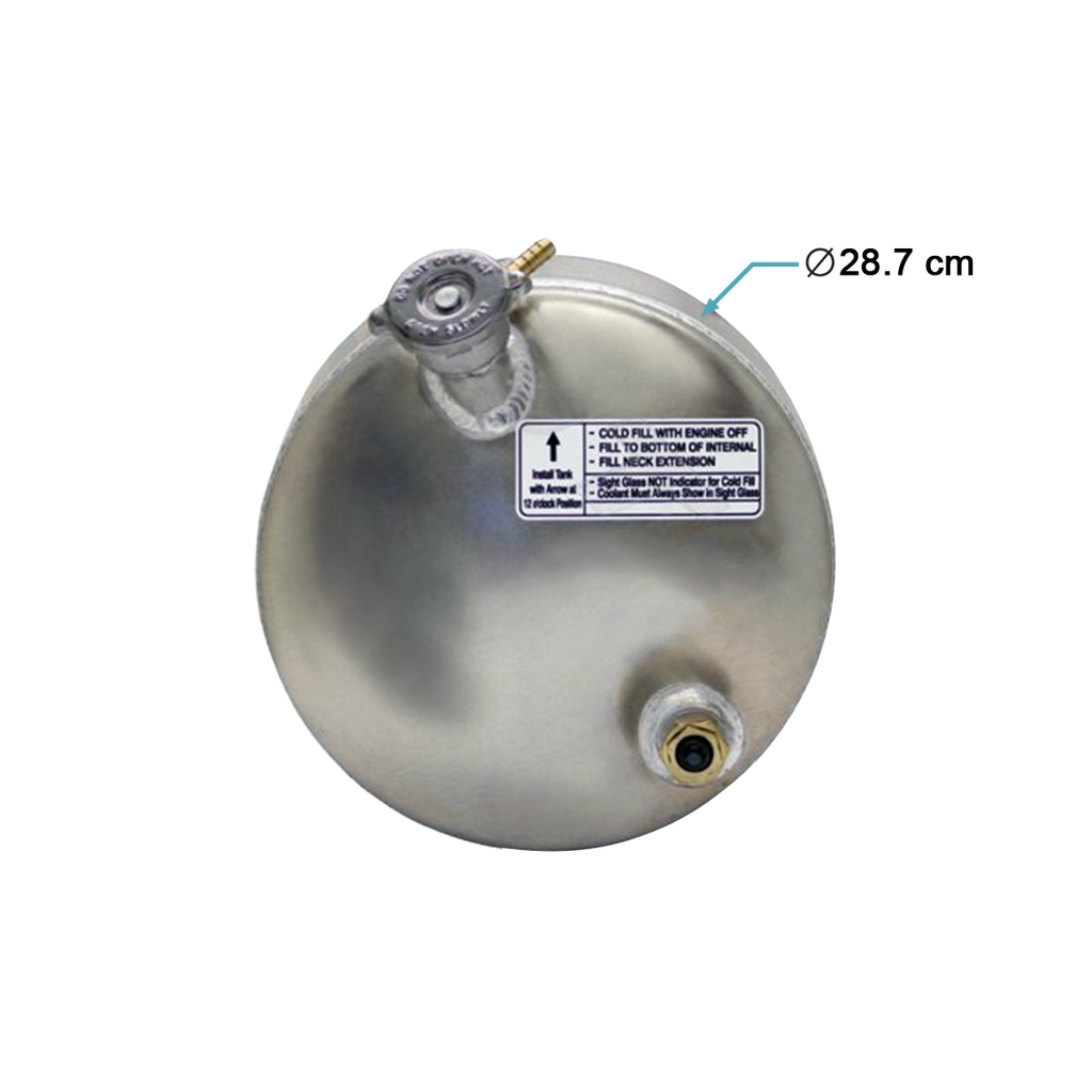 Tanque / Reservorio de Refrigerante de Aluminio Mack con Tapa y Visor