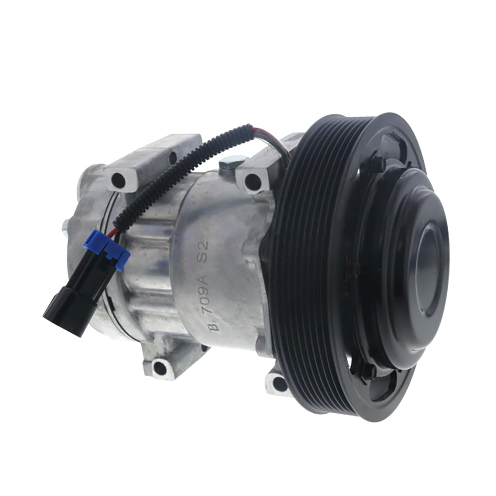 Compresor A/A R134 Con Polea de 8 Ranuras Mack MP8