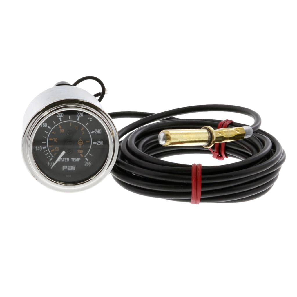 Manometro Mecanico temperatura del Agua Ø 2-1/8 x 144" Largo