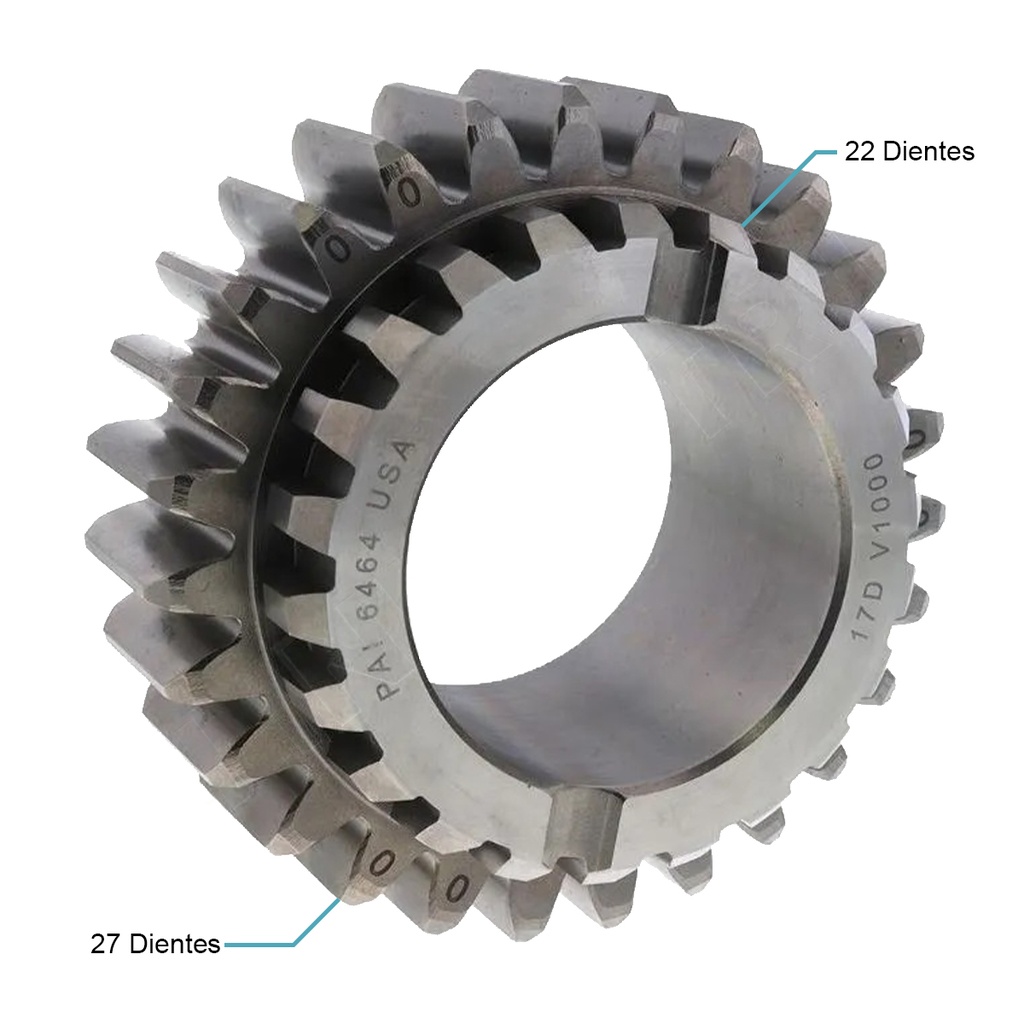 Piñon alta eje auxiliar tras. T2180-318