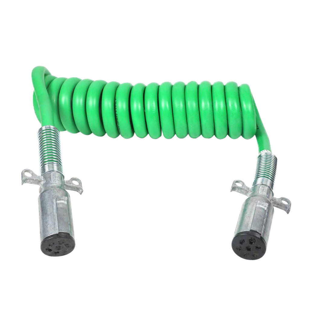 Cable espiral electrico 7 vias 12 ft