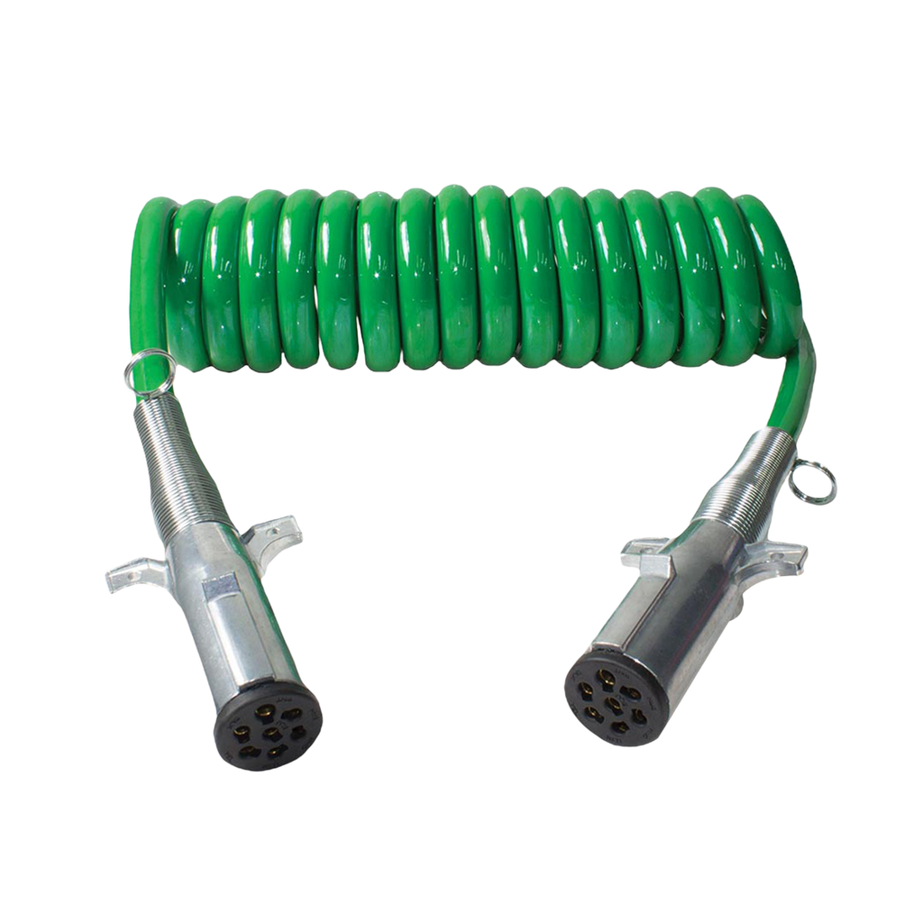 Cable espiral electrico 7 vias 12 ft