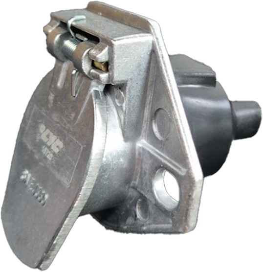 Conector hembra electrico chuto-remolque