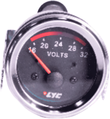 Voltimetro de 24V Ø 2-1/8