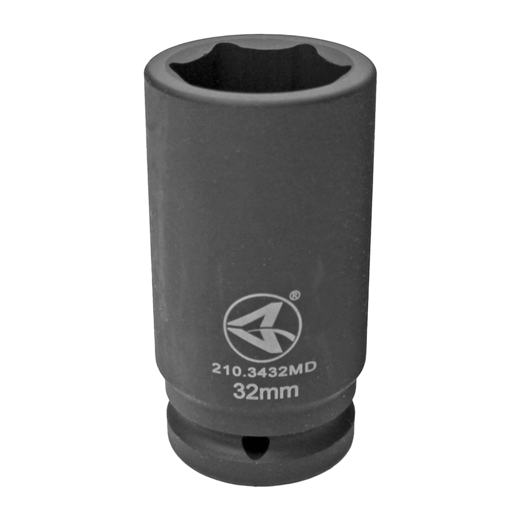 Dado de Impacto Cuadrante 3/4 y de 32mm Hexagonal