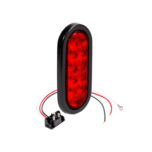 [22P60X-0039] Lampara ovalada LED roja Batea