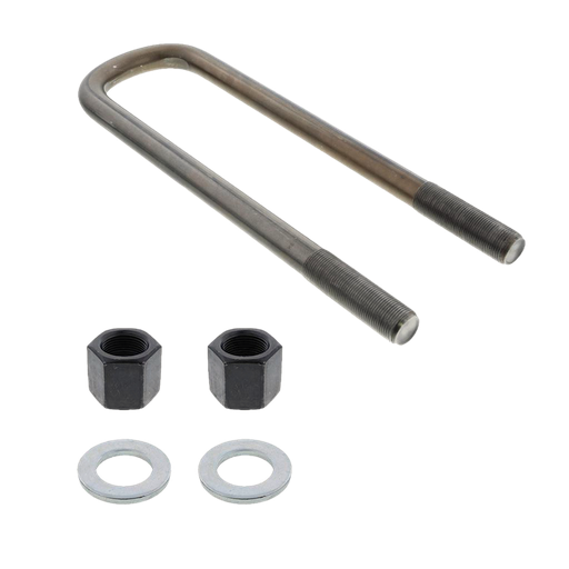 [FUB4765] Abrazadera ancho 4" - largo18 1/2 " en U eje de carga Chuto