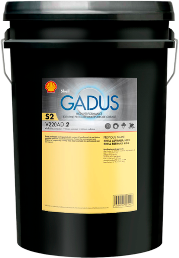 [SHELL-GRASA-AD] Grasa Gadus Quinta Rueda S2 18Kg