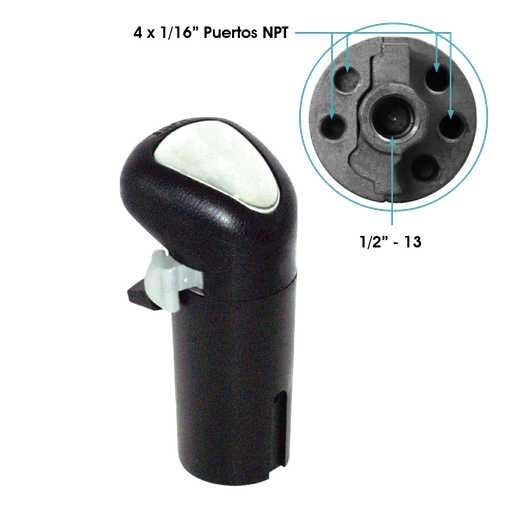 [174.6918] Palanca Doble Selectora Punto Gris 18 Velocidades MaxiFuller