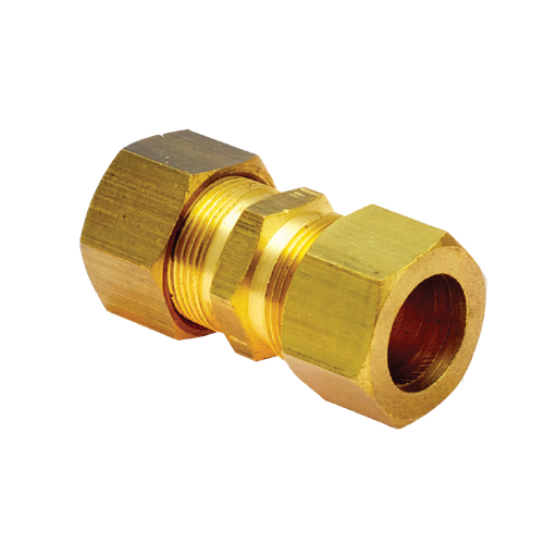 [62F-04] Conex. Bronce Union Recta P/compre. 1/4