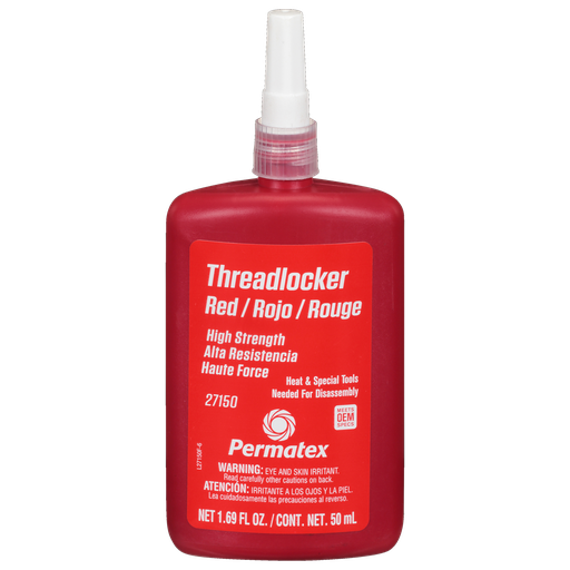 [PERMATEX-27150] Traba rosca altaresiste Rojo 50ml