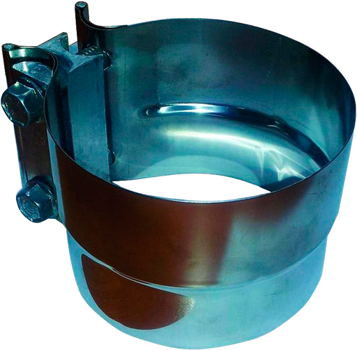 [F286502] Abrazadera de Escape Tipo Faja De 5" de Acero Inoxidable