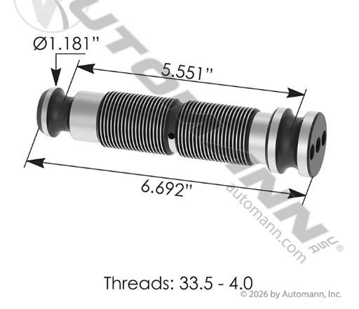 [S-22520] Pasador Roscado Ballesta Delantera 96-1318 Vision CHU-CXN-CXU-GU