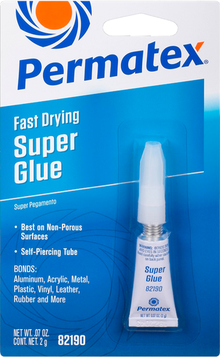 [PERMATEX-82190] Pega Instantanea Super Glue Permatex Tipo Pega Loka